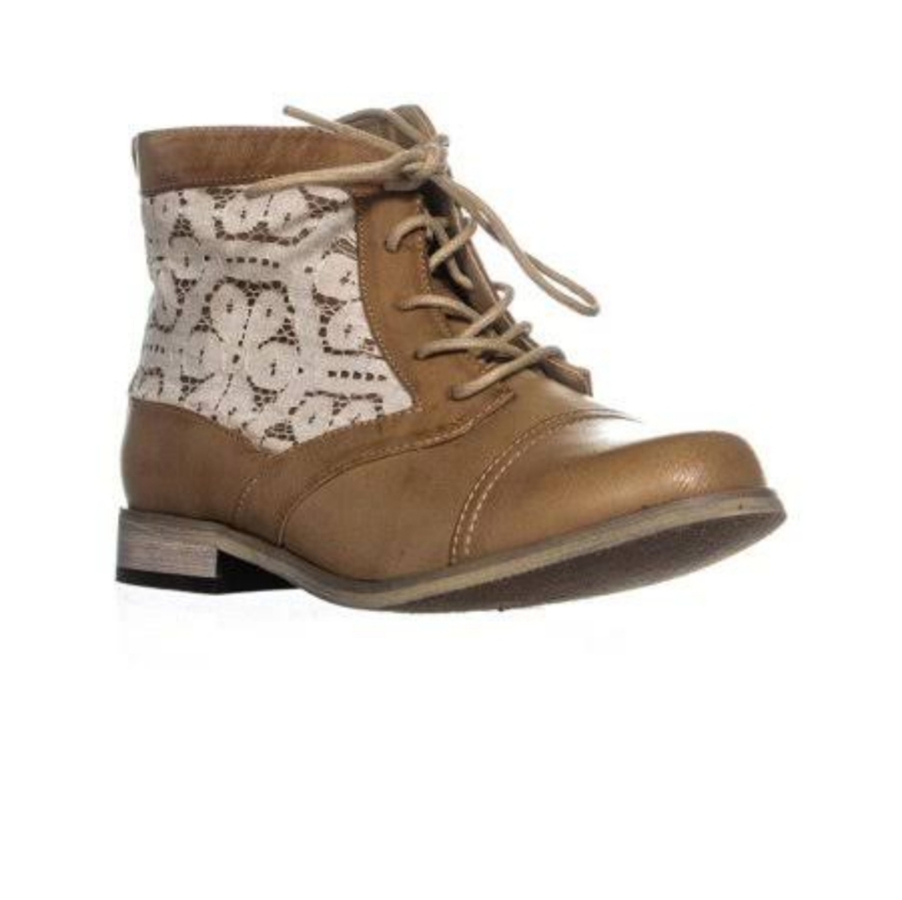 Lace ankle boots